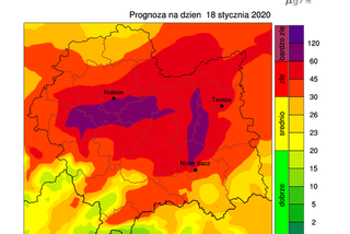 Prognoza smogu w Małopolsce