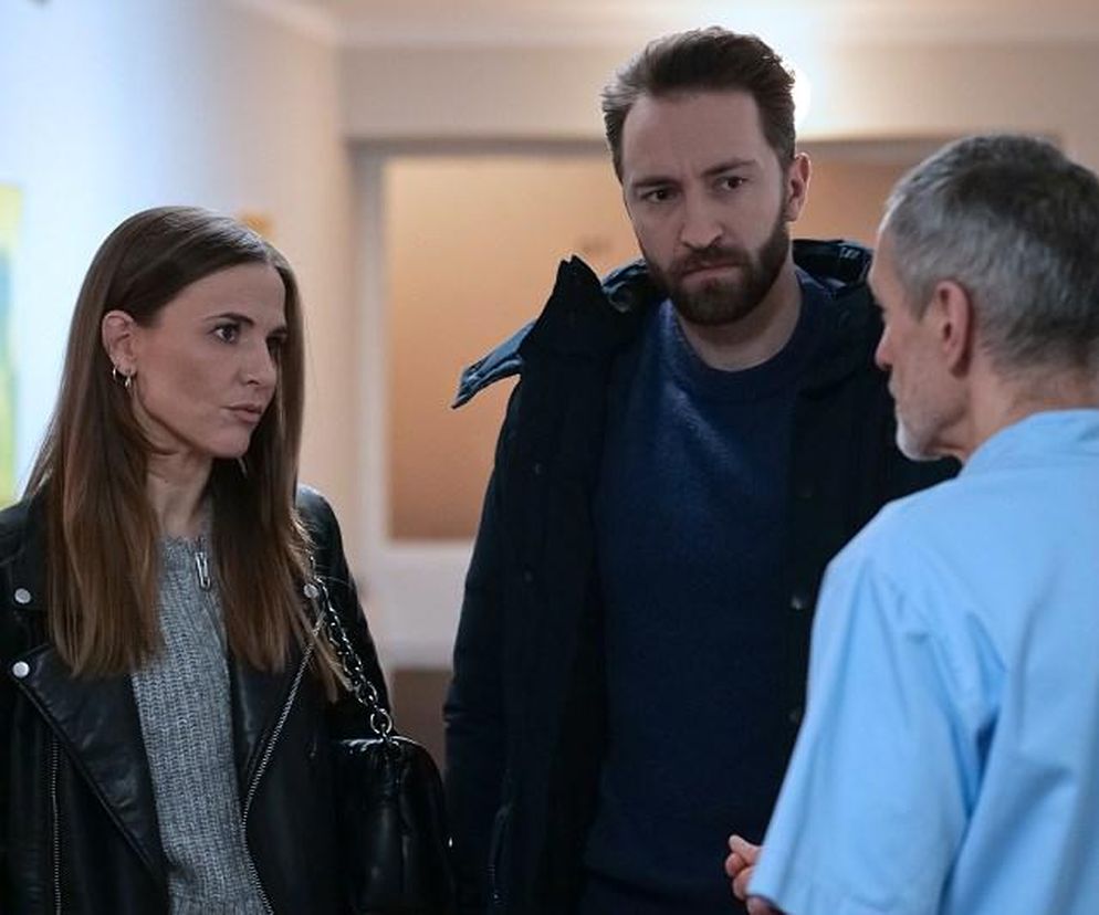 	Pierwsza miłość odc. 3786. Marta (Honorata Witańska), Arek (Dariusz Wieteska)