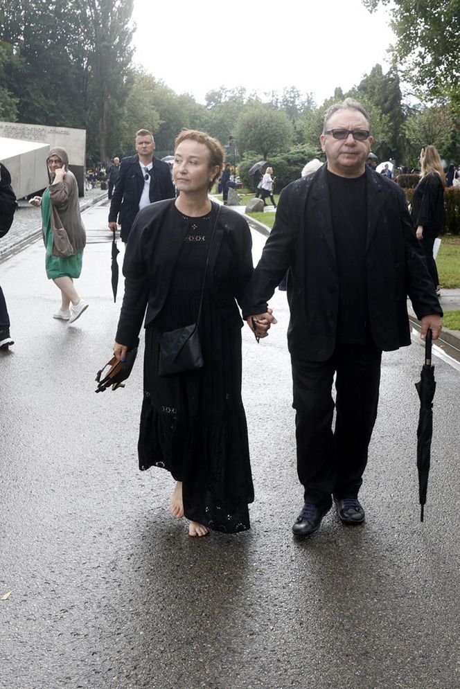 Gabriela Muskała boso na pogrzebie Joanny Kołaczkowskiej
