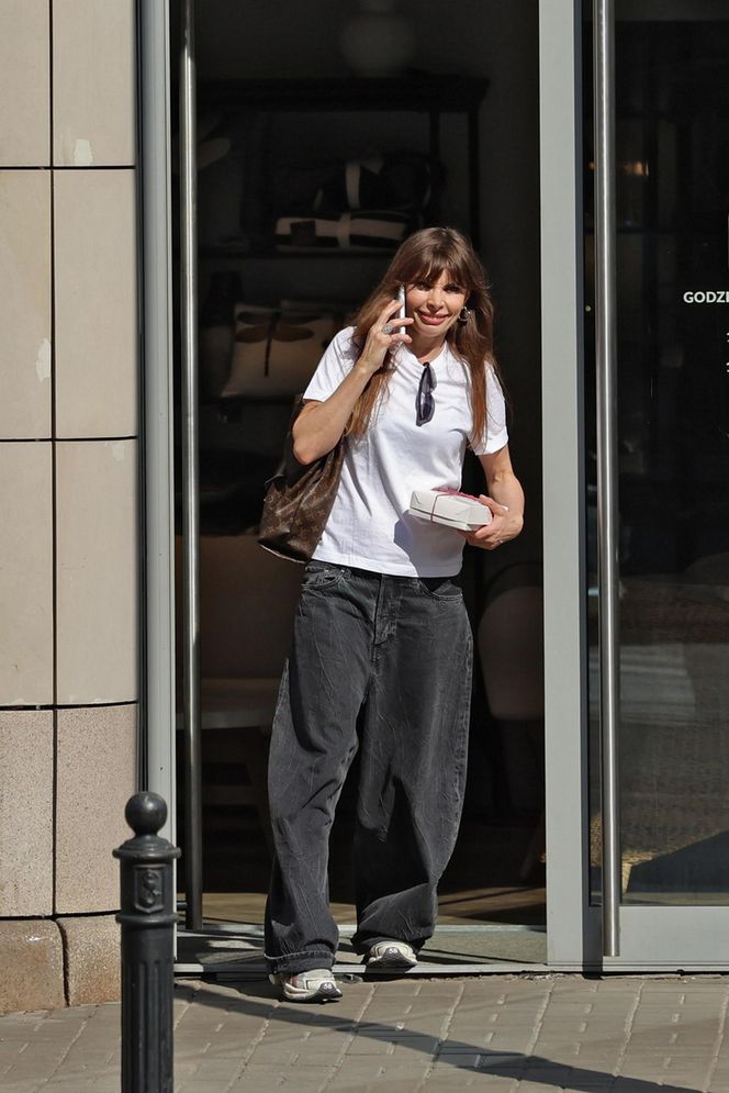 Agnieszka Dygant sobie dogadza