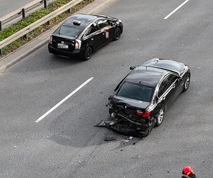 Kluczowa droga w Warszawie zablokowana. Poważny wypadek na Wisłostradzie