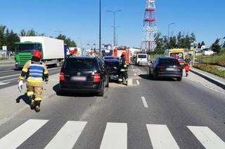Karambol w rejonie Bublewicza i Cementowej w Olsztynie. Zderzyły się cztery pojazdy! [ZDJĘCIA]