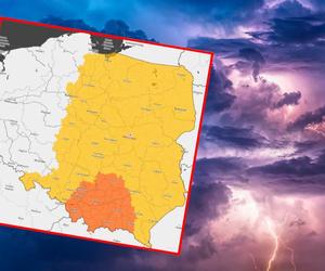 Burze z gradem nadciągają nad region łódzki. IMGW ostrzega