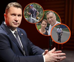 Przemysław Czarnek przyłapany w ogrodzie! Tak spędza wakacje, ma ogromny basen