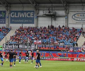 Kibice na meczu Piast Gliwice - Górnik Zabrze