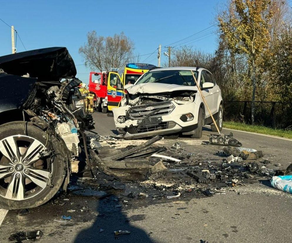 Podkarpackie. Wypadek na drodze wojewódzkiej. Wśród rannych 1,5-roczne dziecko