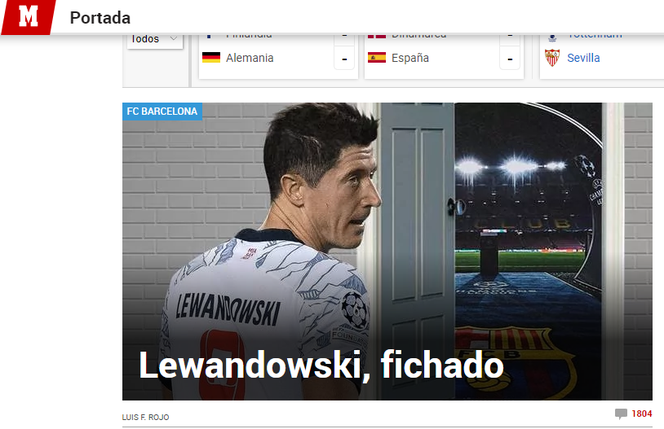 Tak media zareagowały na transfer Lewandowskiego