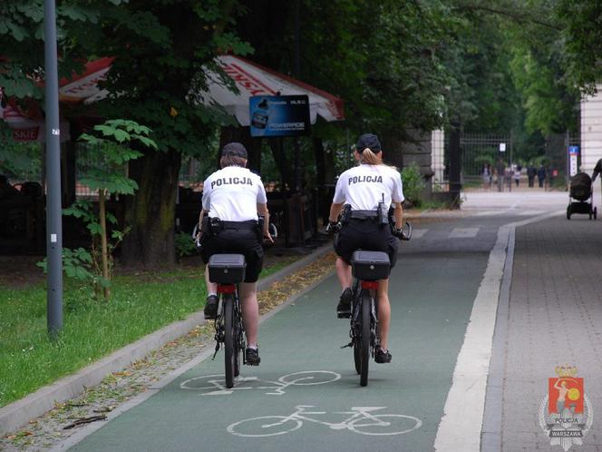 Patrole rowerowe policji