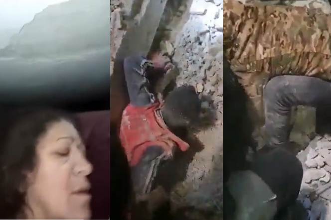 Uwięzieni pod gruzami zamieszczają w mediach nagrania z prośbą o pomoc