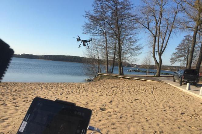 Olsztyńska policja tropi przez drona
