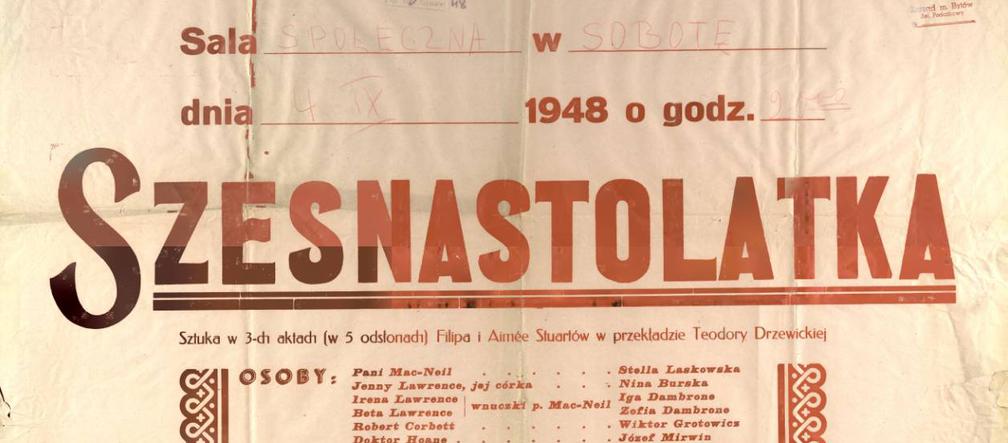 Koszalin. Stare plakaty zapowiadające imprezy