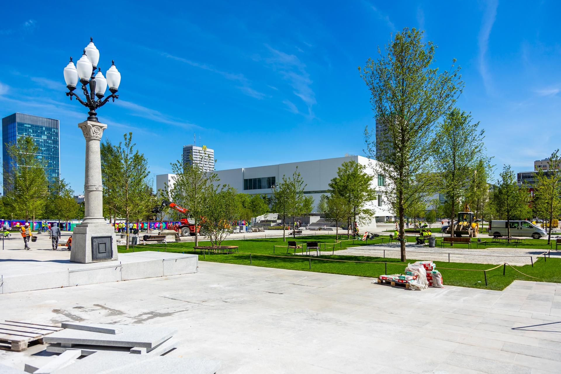 Plac Centralny Warszawa, sierpień 2025