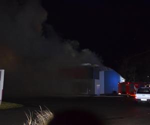 Pali się supermarket Intermarche w Górze. Pożar trawi go od kilku godzin