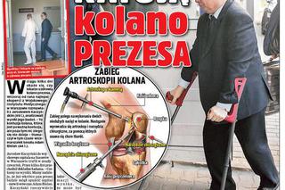 Zoperują prezesowi kolano bez kolejki