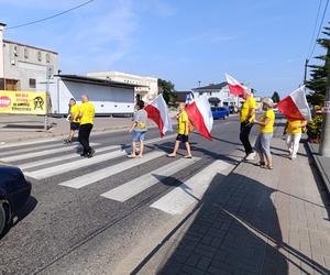 Protest Bałtyckie SOS w Gminie Choczewo 30 sierpnia 2024