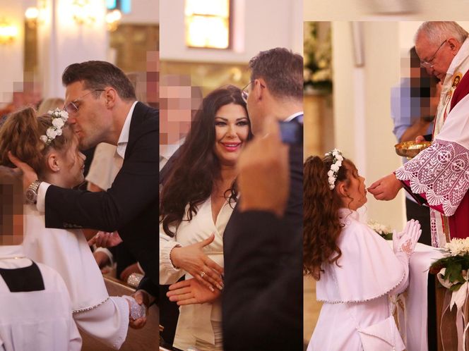 Iwona Węgrowska wyprawiła córce komunię
