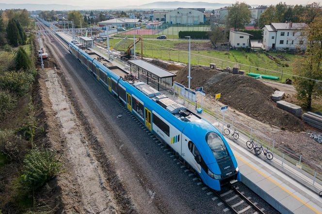 Nowy peron na przystanku kolejowym Goczałkowice