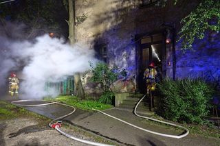 Pożar mieszkania w budynku wielorodzinnym