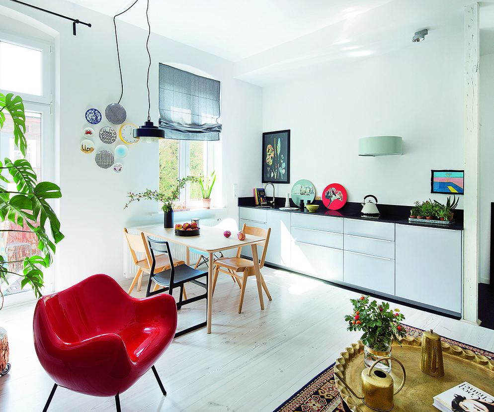Salon z kuchnią