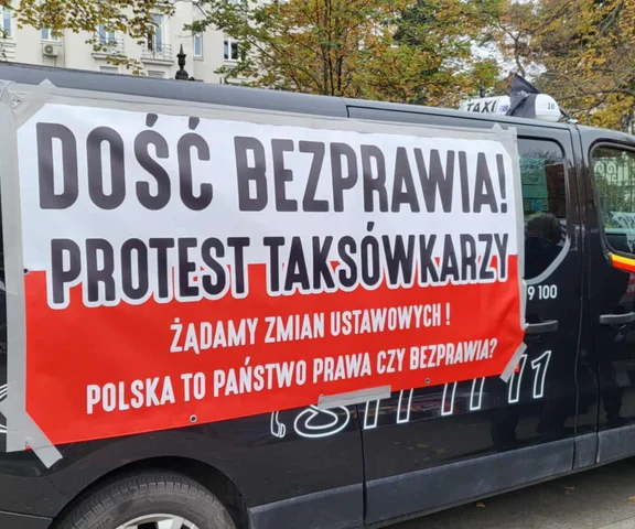 Protest taksówkarzy. Napisali petycję do ministra 