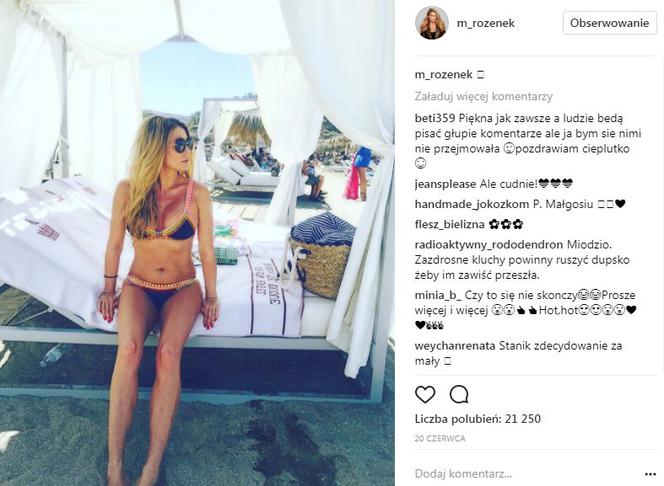 Małgorzata Rozenek w bikini