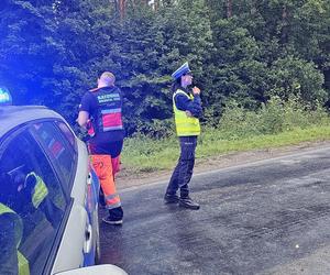 Wypadek w pobliżu Konotopu  - autobus z tirem 