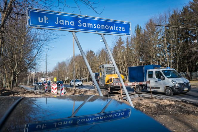 Przebudowa ulicy Samsonowicza w Lublinie trwa w najlepsze. Jak idą prace?