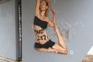 Dalej uprawia jogę na miasteczku akademickim w Lublinie, ale już nie jest naga. Ktoś zniszczył street art