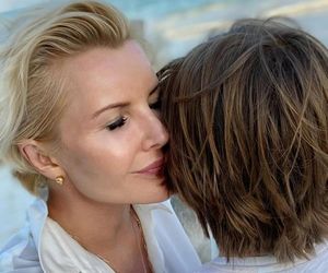 Joanna Racewicz i syn