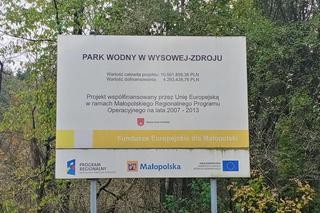 Opuszczony park wodny w Wysowej Zdrój