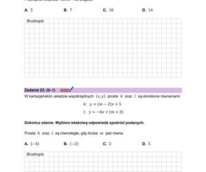 Arkusz maturalny - matura z matematyki 2025