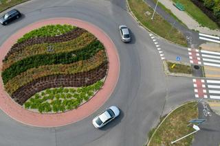 Ronda w Toruniu z lotu ptaka. Władze chwalą się zielenią