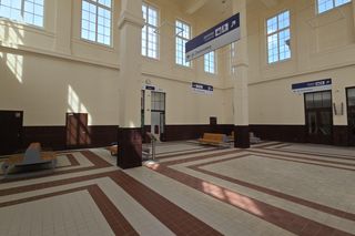 Dworzec kolejowy w Zbąszyniu po remoncie