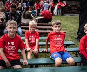 Obrońcy Szkoły we Wiaczyniu podczas Dożynek 2025