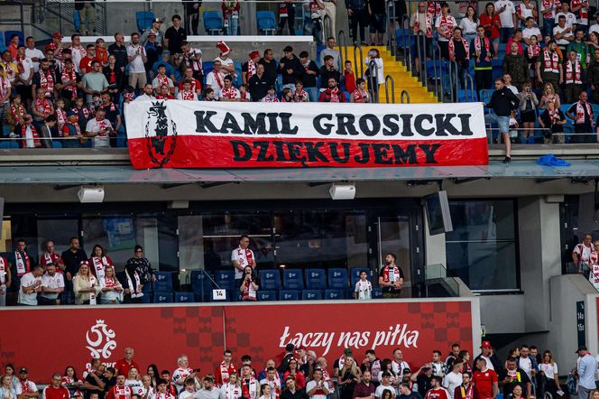 Pożegnanie Kamila Grosickiego na meczu Polska - Mołdawia