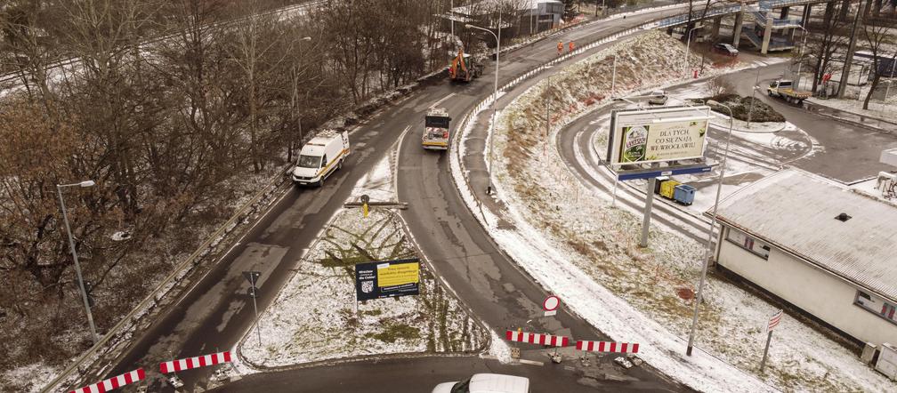 Remont wiaduktu na Kowalskiej we Wrocławiu