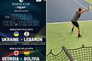 Wielki tenis w Lesznie! Na początku lutego, na kortach Akwawit odbędzie się turniej Davis Cup. Zagrają Ukraina z Libanem i Gruzja z Boliwią