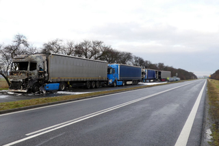 Spalił trzy TIR-y! Brał się za czwartego