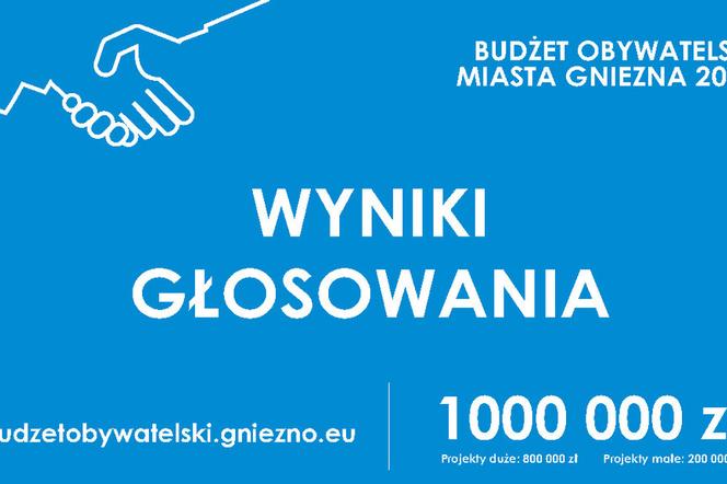 Wyniki głosowania w ramach Budżetu Obywatelskiego Miasta Gniezna