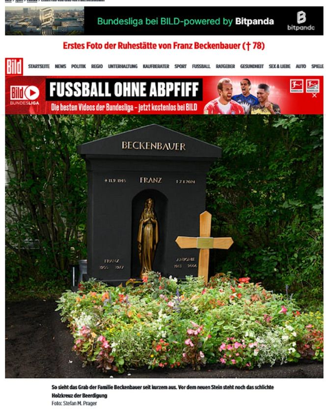Grób Franza Beckenbauera