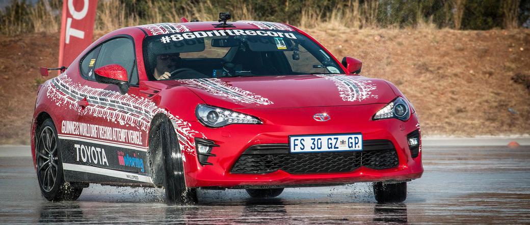 Toyota GT86, rekord Guinnessa w drifcie