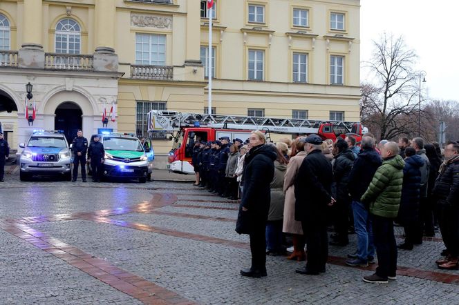 Hołd dla Mateusza Biernackiego. Tak policjanci upamiętnili zmarłego funkcjonariusza