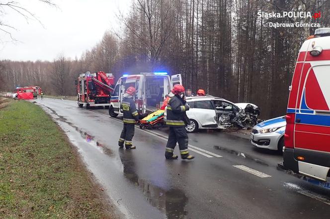 Tragedia na drodze w Dąbrowie Górniczej