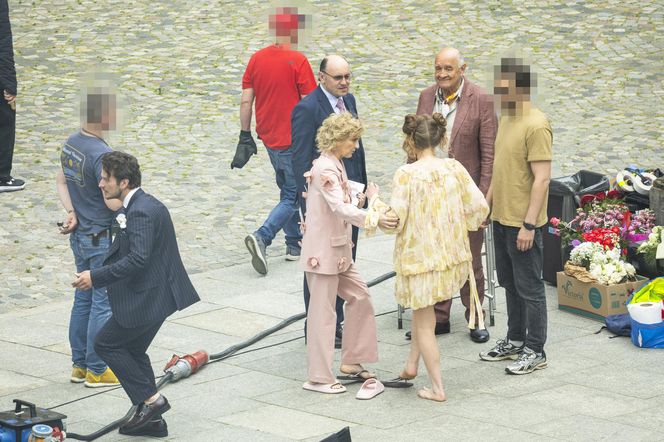 Gwiazdy na planie serialu "Klara"