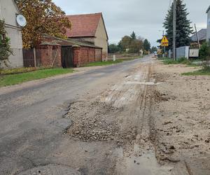 Fatalny stan drogi w Gronówku