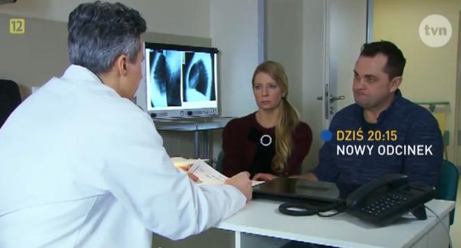 Na Wspólnej, odc. 3084. Renata (Marta Jankowska), Sławek (Mariusz Słupiński)