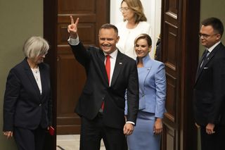 Karol Nawrocki z żoną wybiera się do USA