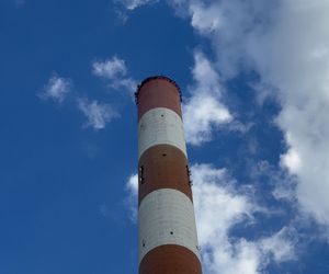 Komin ciepłowni w Kawęczynie