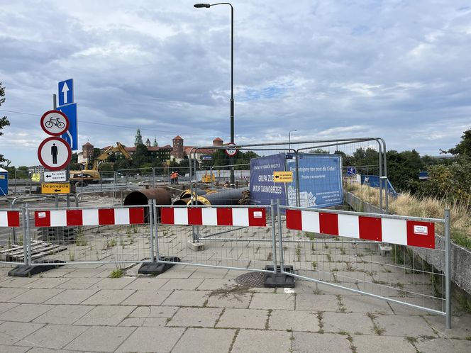 Remont mostu Grunwaldzkiego w Krakowie