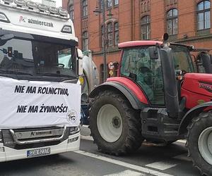 Protest rolników w Bydgoszczy